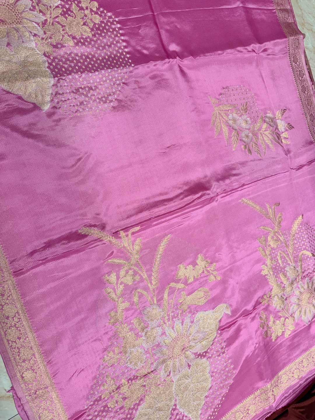 PREMUM KOREAN VISCOSAE WITH JACQUARD WEAVE BABY PINK COLOUR SHADE