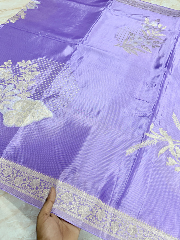 PREMUM KOREAN VISCOSE WITH JACQUARD WEAVE IN LEVENDER COLOUR SHADE