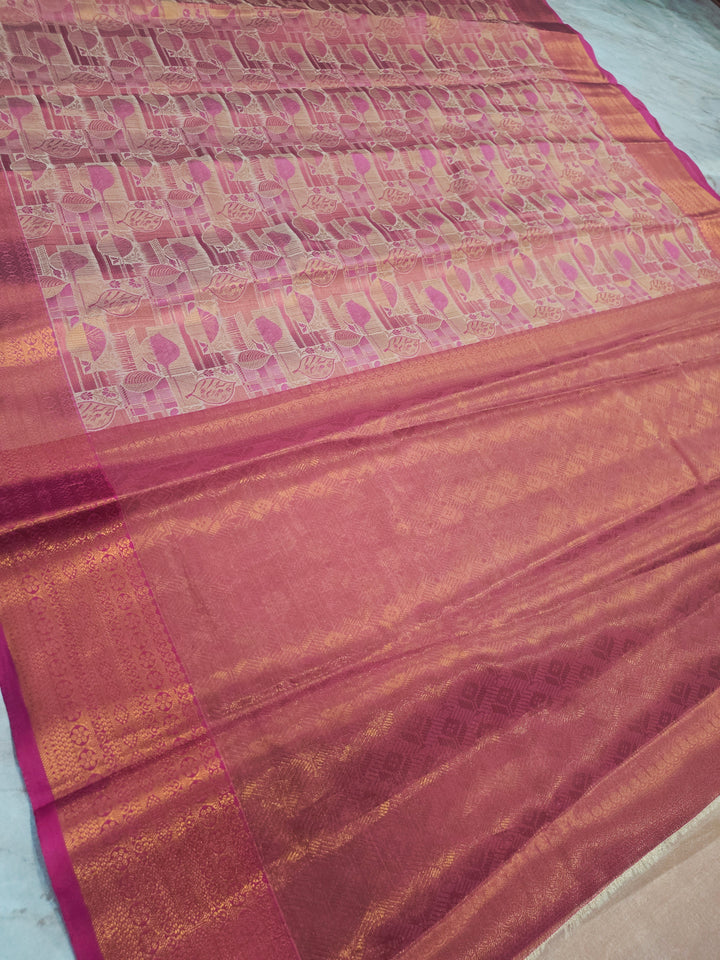 KASHMIRI IN CREAM BASE WITH RANI MINAKARI AND BORDER