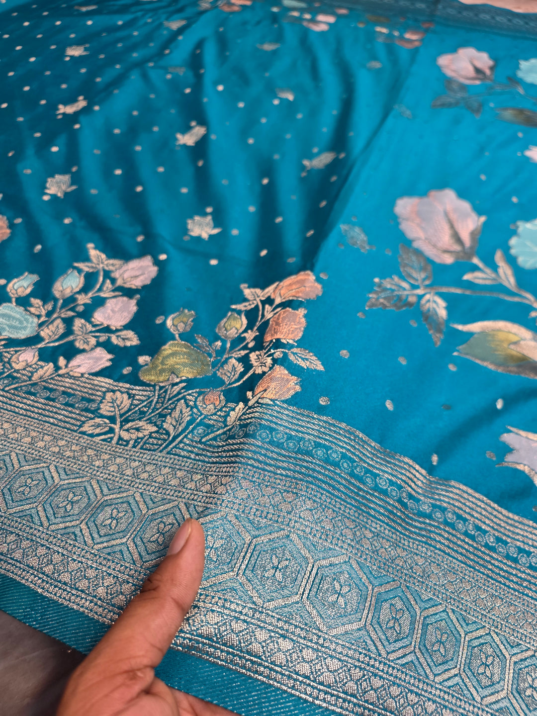 KHADDI GEROGETTE IN FEROZI WITH PANCHRANG BOOTA