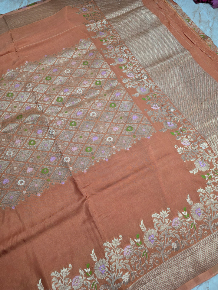 RUSSIAN SILK IN CENTRALISED BOUTIQUE STYLE IN BIEGE COLOUR