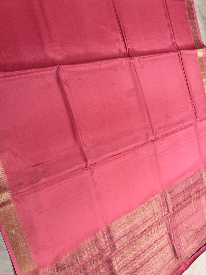 VISCOSE RUSSIAN IN BABY PINK WITH NARROW BORDER