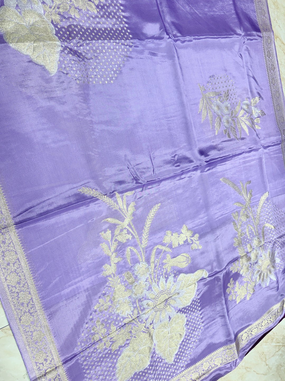 PREMUM KOREAN VISCOSE WITH JACQUARD WEAVE IN LEVENDER COLOUR SHADE