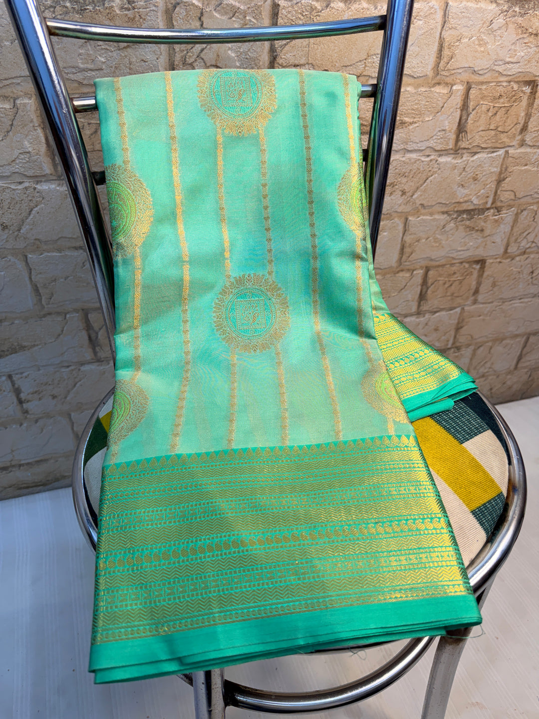 BANARASI SOFT MATTERIAL SAREE IN MINAKARI DETALINGS