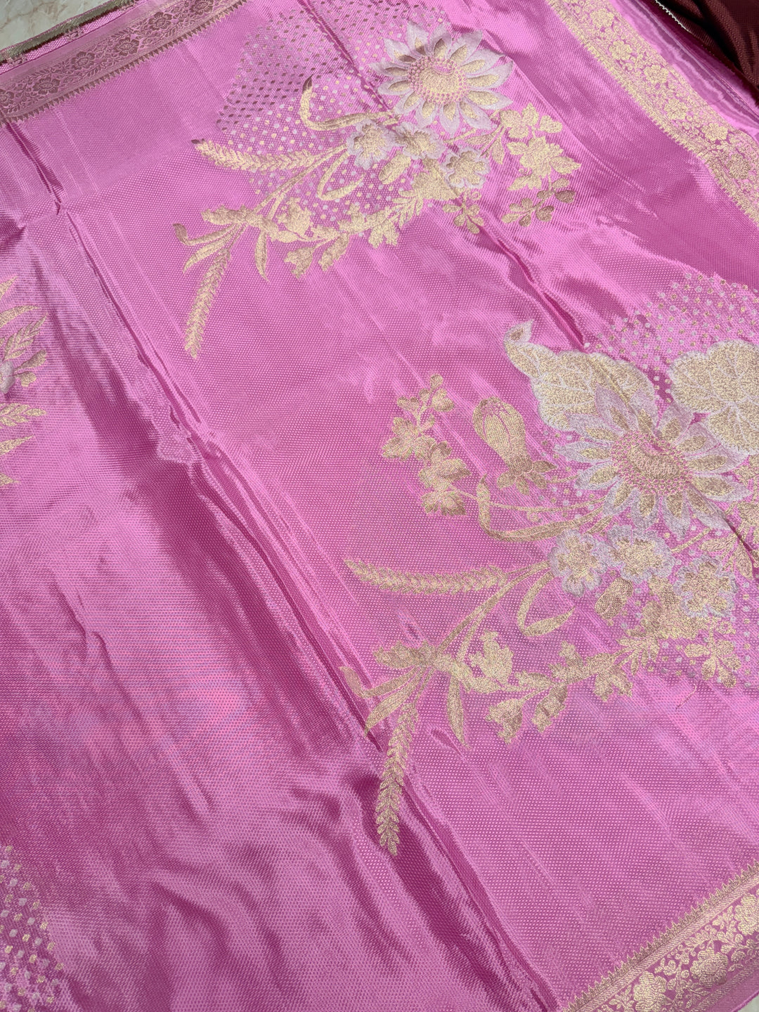 PREMUM KOREAN VISCOSAE WITH JACQUARD WEAVE BABY PINK COLOUR SHADE