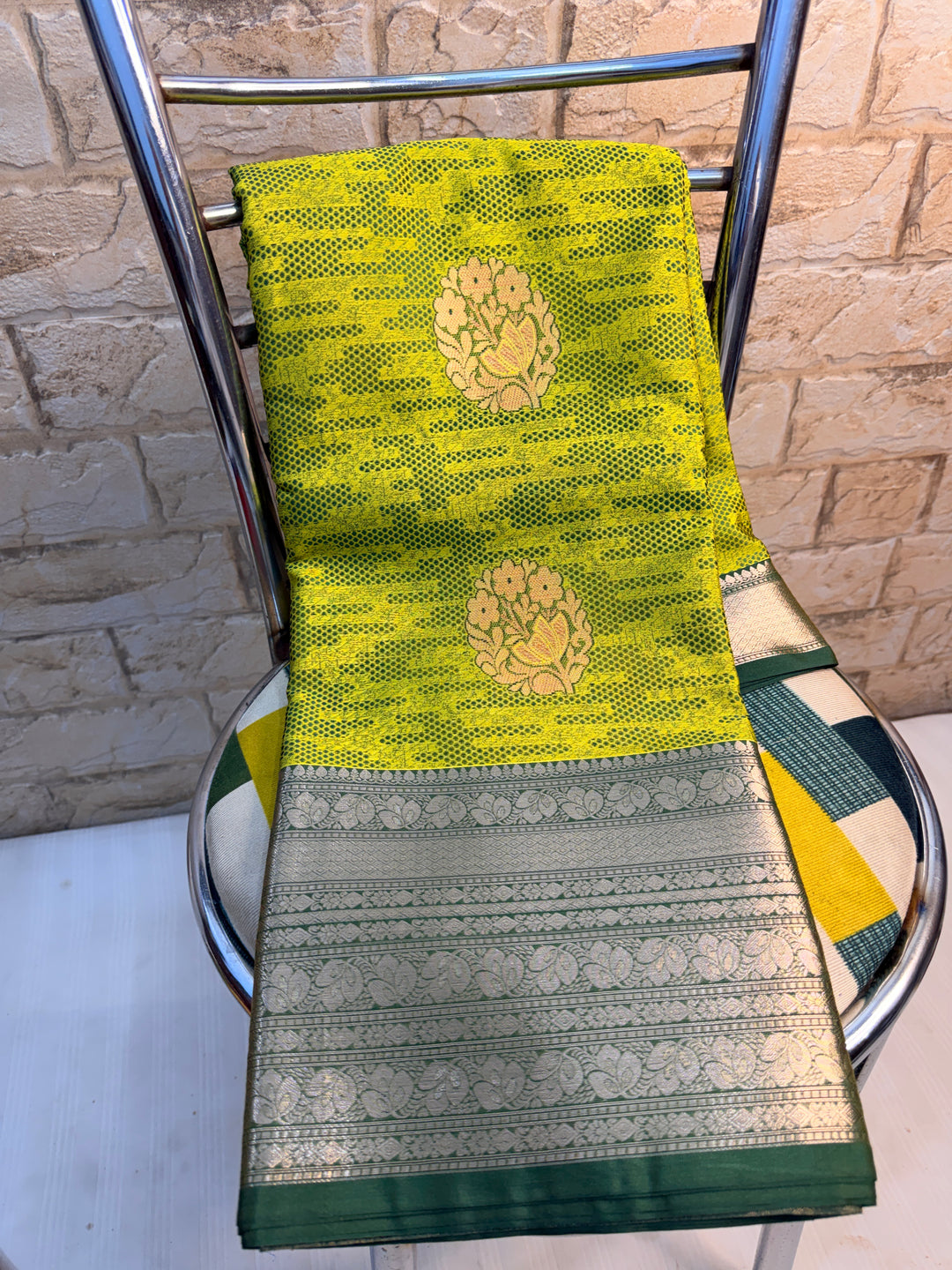 BANARASI TANCHUI SAREE IN PRETTY COLOUR COMMBINATION
