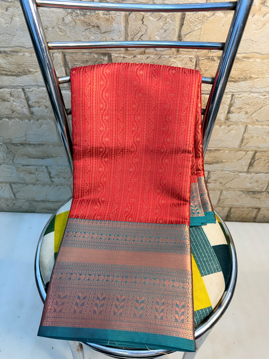BANARASI TANCHUI SAREE IN PRETTY COLOUR COMMBINATION