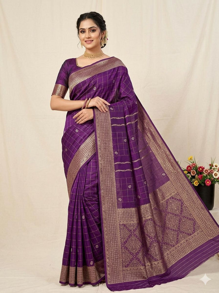 PURPLE SHADE RUSSIAN SILK