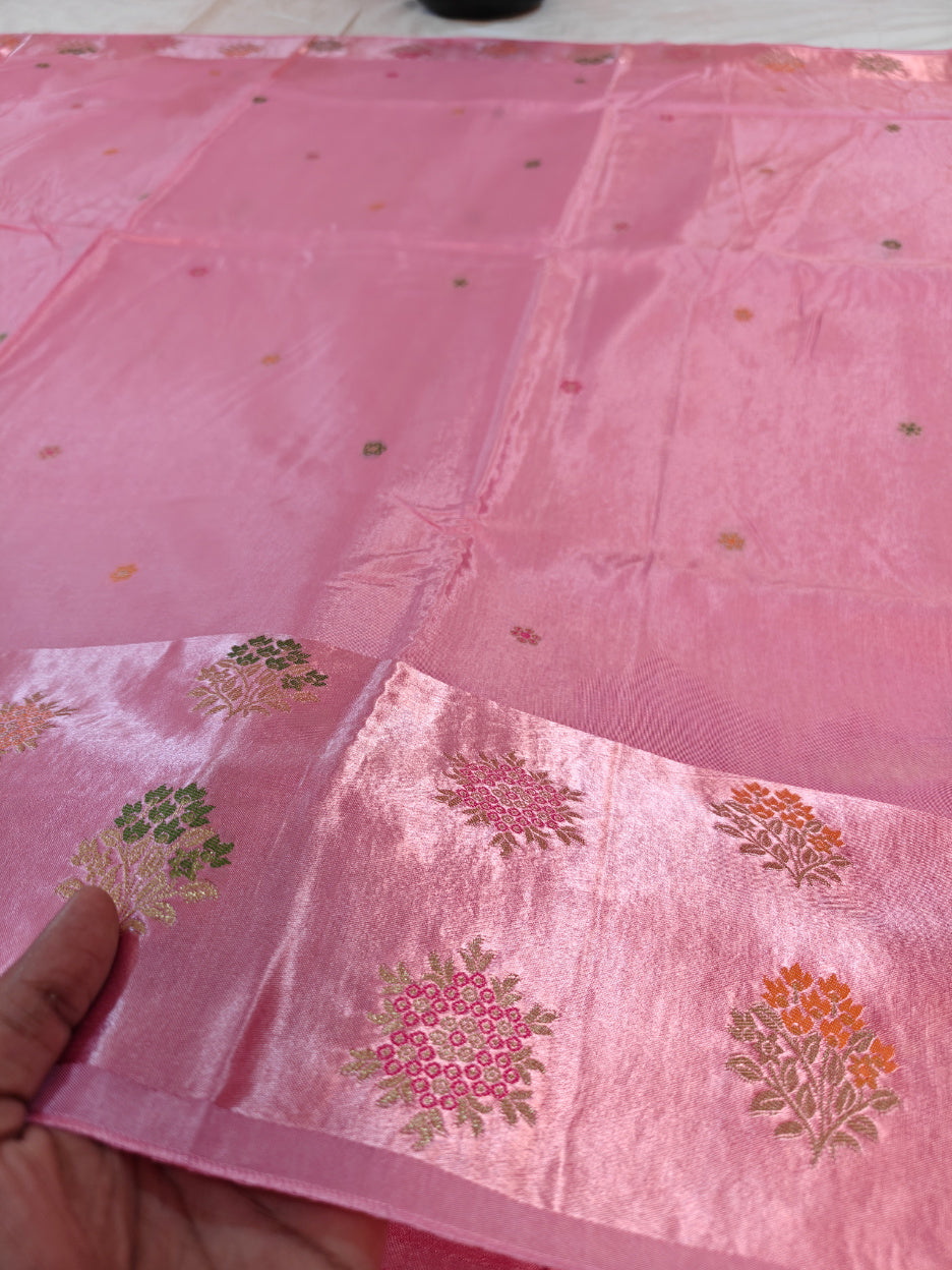 RUSSIAN SATIN SLK IN BABY PINK COLOUR
