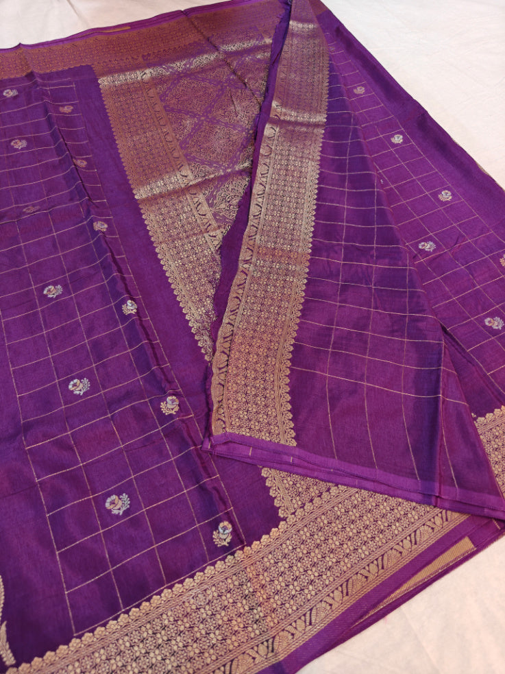 PURPLE SHADE RUSSIAN SILK