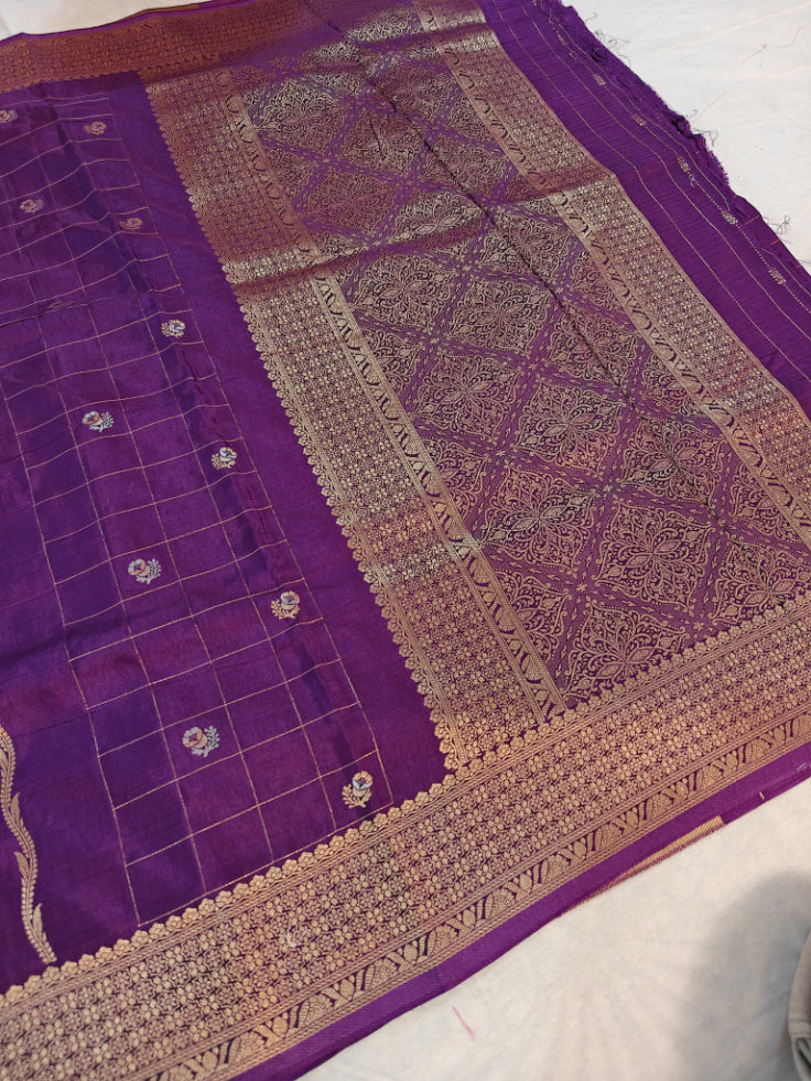 PURPLE SHADE RUSSIAN SILK