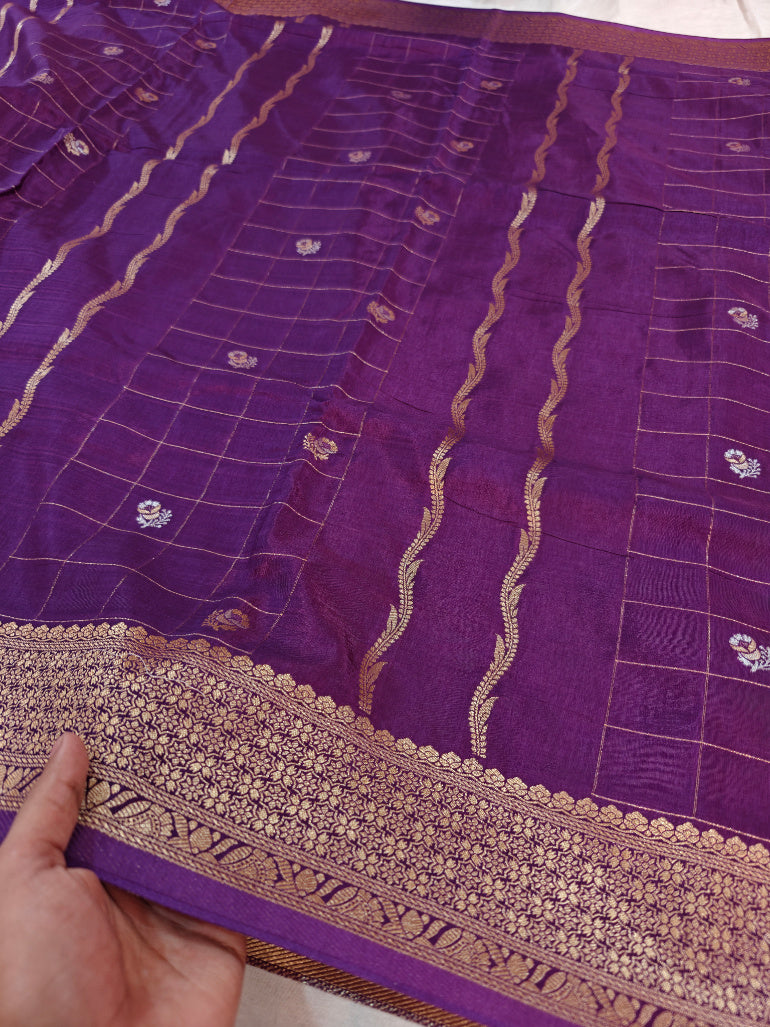 PURPLE SHADE RUSSIAN SILK