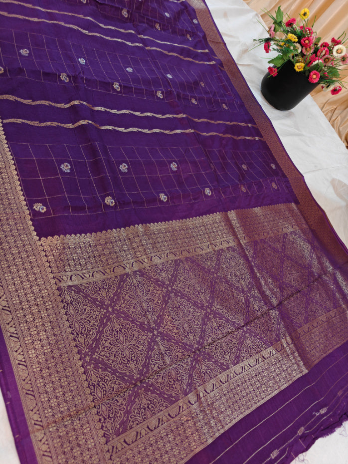 PURPLE SHADE RUSSIAN SILK