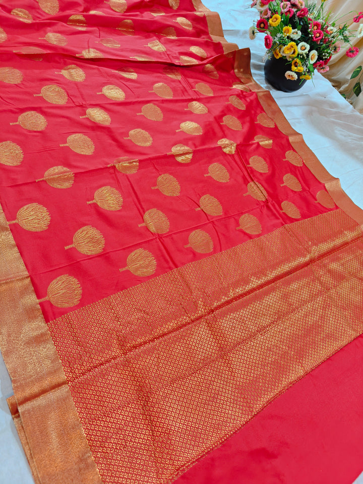 PAECH SELF TONE BANARASI SOFT PATTU SILK