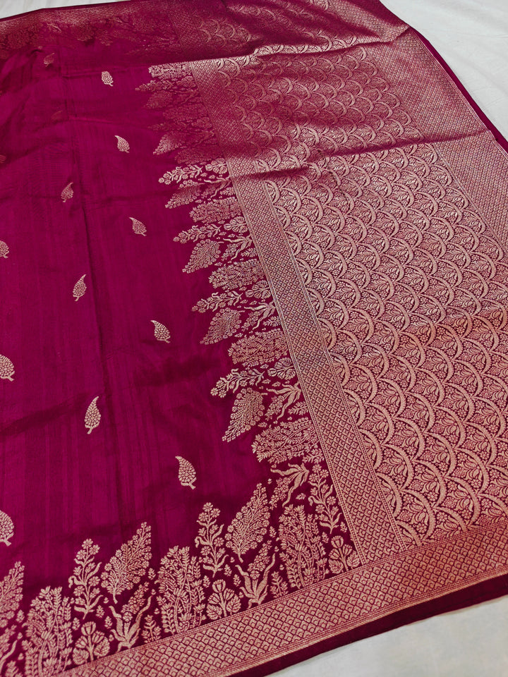 VINE COLOUR SOFT MATKA LINEN SILK