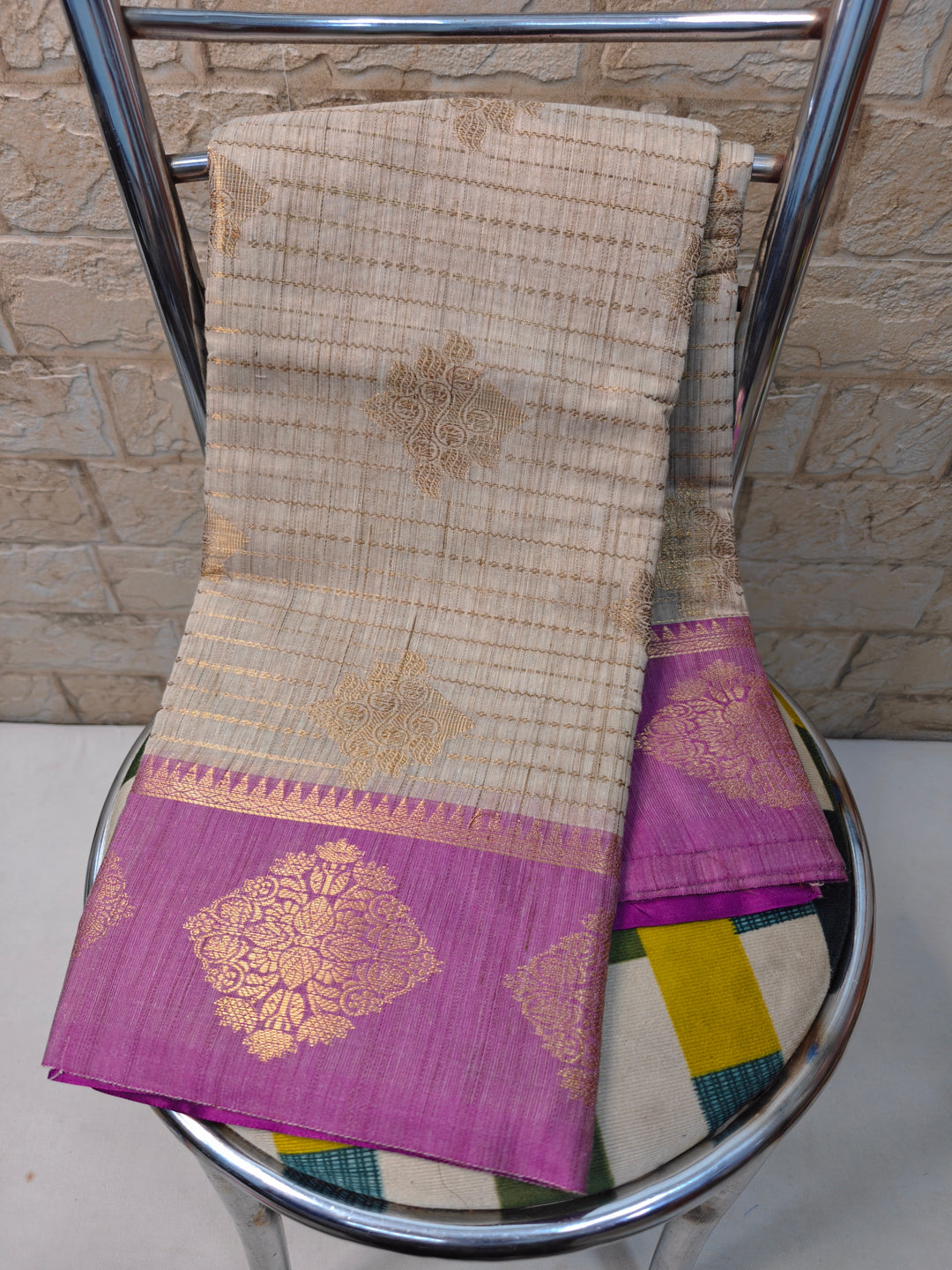 BASWADA IN ZARI WORK WITH RANI BORDER