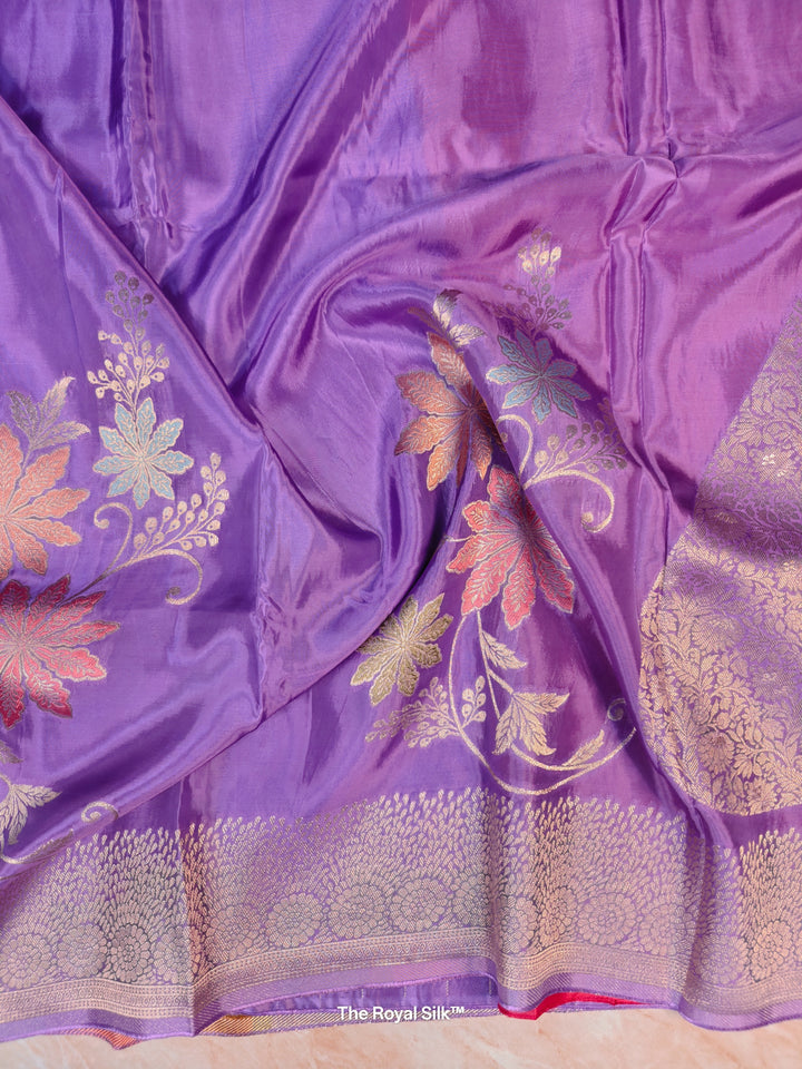 KOREAN SILK IN LAVENDER WITH BOUTIQUE ALFI BOOTA